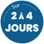 sur 2 à 4 jours